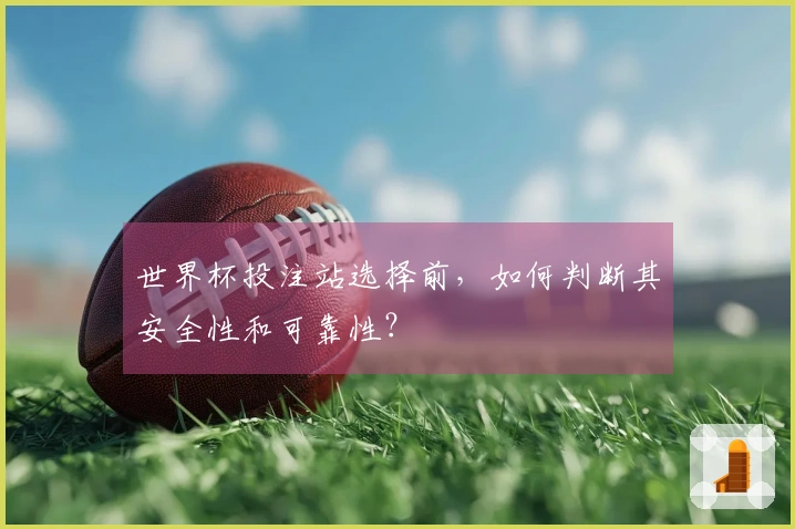 世界杯投注站选择前，如何判断其安全性和可靠性？