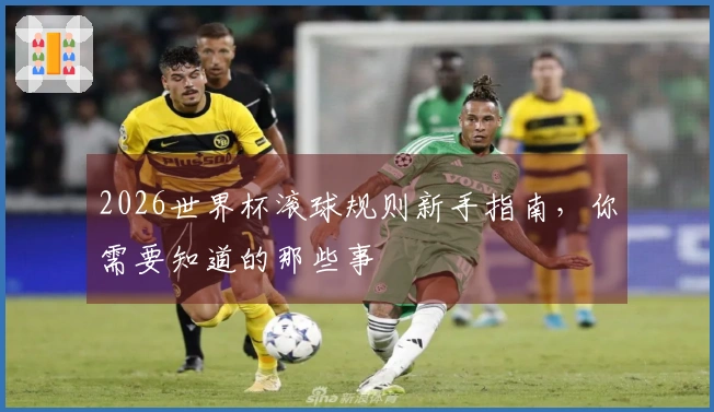 2026世界杯滚球规则新手指南，你需要知道的那些事