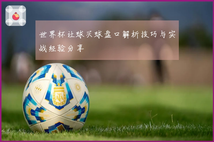 世界杯让球买球盘口解析技巧与实战经验分享